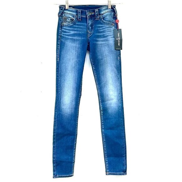True Religion Jennie Curvy Skinny Jeans 24 New NWT - Picture 2 of 12